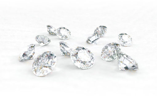 輝くメレダイヤモンド