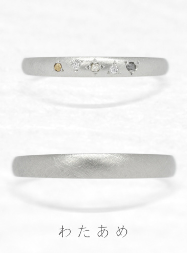 結婚指輪　わたあめ